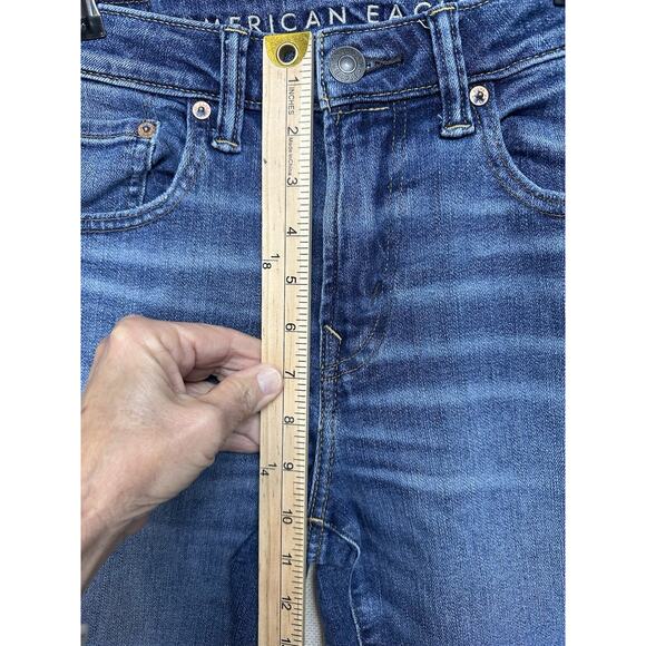 American Eagle Jeans Mens 29x34 Blue Airflex+ Athletic Taper Medium Wash Denim - Picture 9 of 16